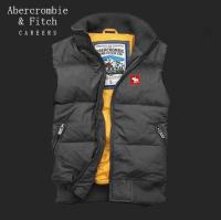 heren abercrombie fitch bodywarmer moose logo houtskool grijs geel Nieuwe Aankomst 9f2fq188